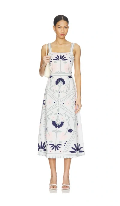 Cleobella Carmen Midi Dress In Animal Print