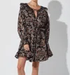 Cleobella Carolyn Mini Dress In Avalon Blockprint In Multi