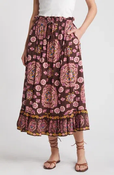 CLEOBELLA CLEOBELLA CASEY ORGANIC COTTON VOILE MAXI SKIRT