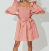 Cleobella Cassia Mini Dress In Rose In Multi