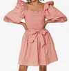 Cleobella Cassia Mini Dress In Rose In Pink