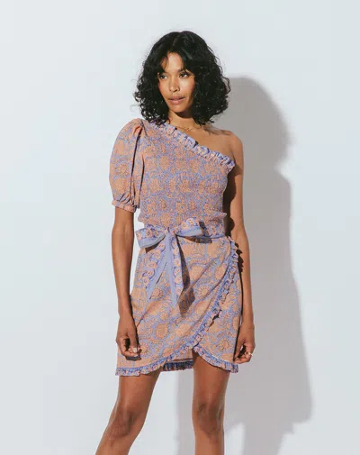 Cleobella Cassidy Mini Dress Vine Block Print