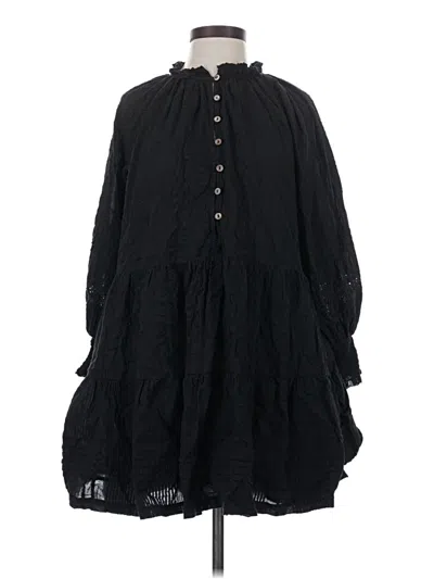 Pre-owned Cleobella Casual Dress In Black