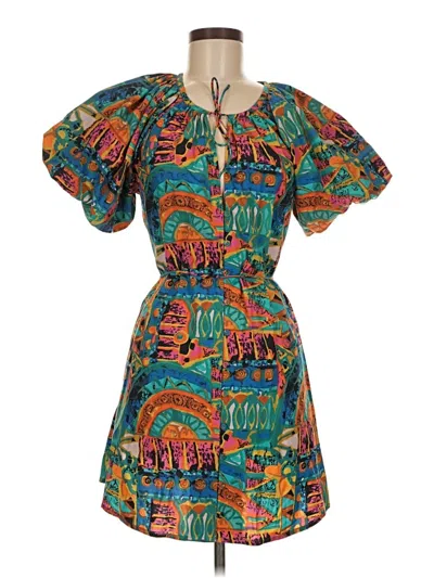 Pre-owned Cleobella Casual Dress In Blue