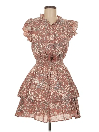 Pre-owned Cleobella Casual Dress In Brown