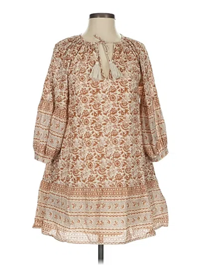 Pre-owned Cleobella Casual Dress In Brown