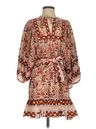 Pre-owned Cleobella Casual Dress In Brown
