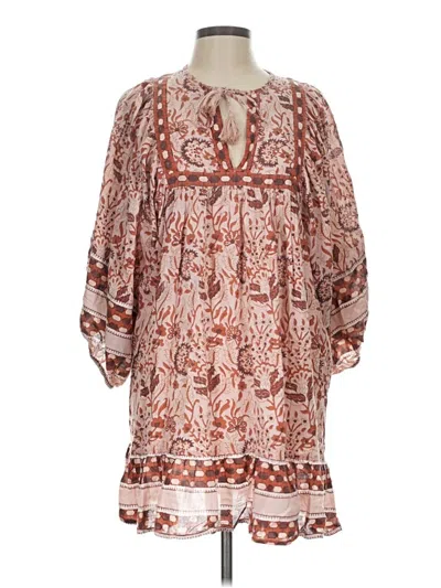 Pre-owned Cleobella Casual Dress In Brown