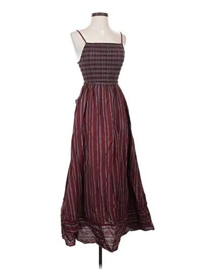 Pre-owned Cleobella Casual Dress In Burgundy