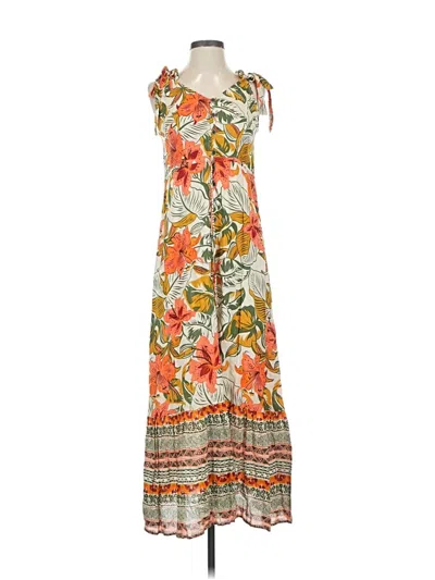 Pre-owned Cleobella Casual Dress In Orange