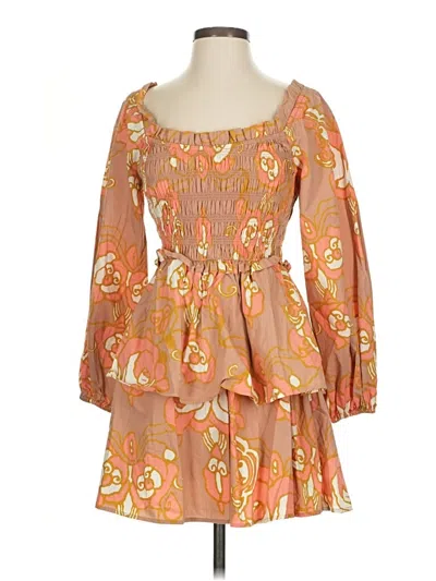 Pre-owned Cleobella Casual Dress In Orange