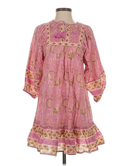 Pre-owned Cleobella Casual Dress In Pink