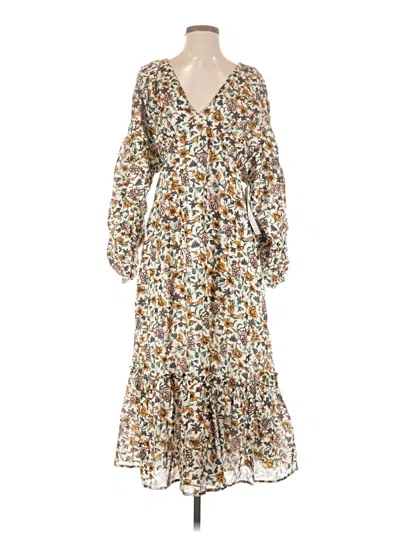 Pre-owned Cleobella Casual Dress In White