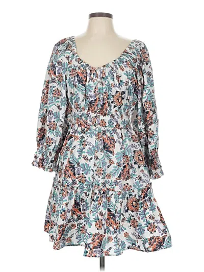 Pre-owned Cleobella Casual Dress In White