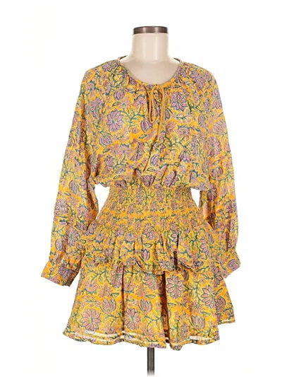 Pre-owned Cleobella Casual Dress In Yellow