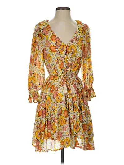 Pre-owned Cleobella Casual Dress In Yellow