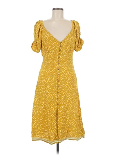 Pre-owned Cleobella Casual Dress In Yellow