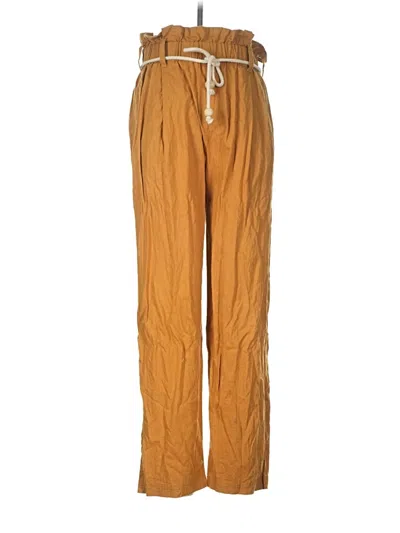 Pre-owned Cleobella Casual Pants In Gold