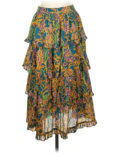 Pre-owned Cleobella Casual Skirt In Yellow