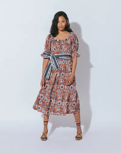 Cleobella Catalina Midi Dress In Brown