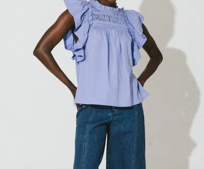 Cleobella Cecily Blouse In Periwinkle In Blue
