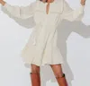 Cleobella Celene Mini Dress In Ivory In Beige