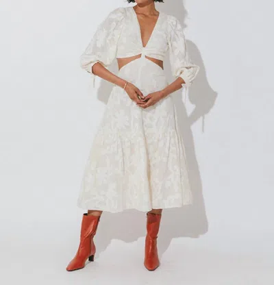 Cleobella Celeste Midi Dress In Multi In White