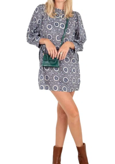 Cleobella Celine Mini Dress In Deco Block In Multi