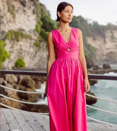 Cleobella Charaya Ankle Dress In Pink