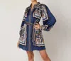 Cleobella Charisma Mini Dress In Floral Anise