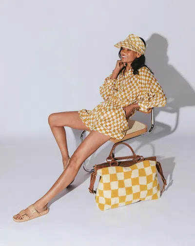Cleobella Checkered Set | Honey In Yellow