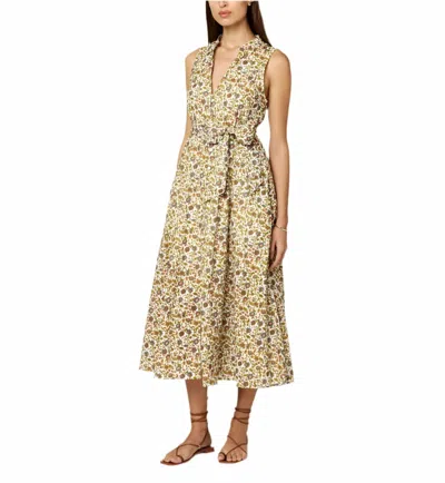 Cleobella Cheyenne Midi Dress In Viti Floral In Brown