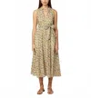 Cleobella Cheyenne Floral Organic Cotton Midi Shirtdress In Multi