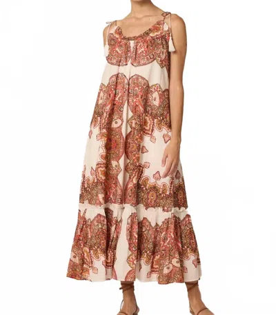 Cleobella Cindy Ankle Dress In Multi In Brown