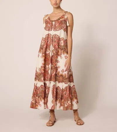 CLEOBELLA CINDY TIERED ANKLE DRESS IN MULTICOLOR