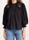 CLEOBELLA CLAUDIA BLOUSE IN BLACK