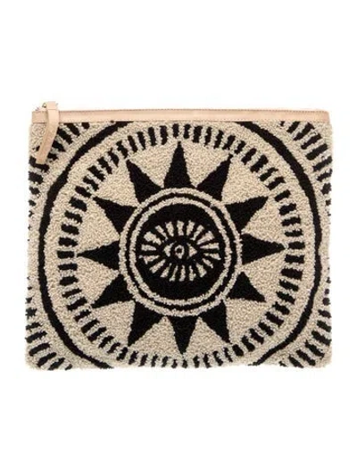 Pre-owned Cleobella Clutch In Neutral
