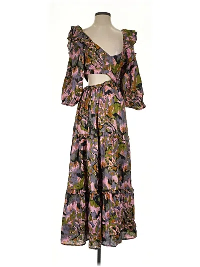 Pre-owned Cleobella Cocktail Dress In Brown
