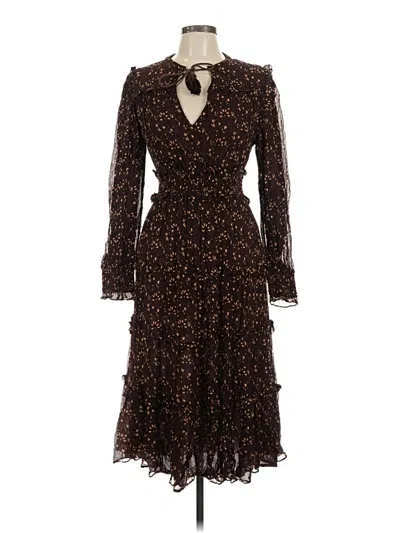 Pre-owned Cleobella Cocktail Dress In Brown
