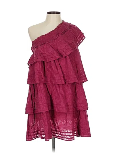 Pre-owned Cleobella Cocktail Dress In Burgundy