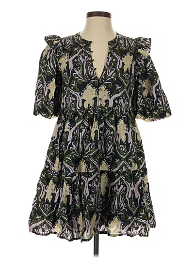 Pre-owned Cleobella Cocktail Dress In Green