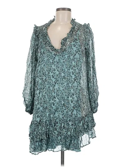 Pre-owned Cleobella Cocktail Dress In Teal