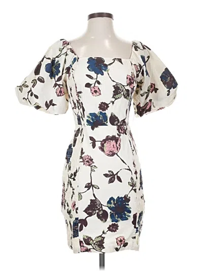 Pre-owned Cleobella Cocktail Dress In White