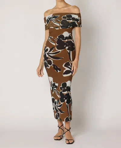 Cleobella Cordelia Ankle Dress In Smoked Clover