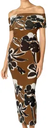 Cleobella Cordelia Off The Shoulder Maxi Dress In Multi