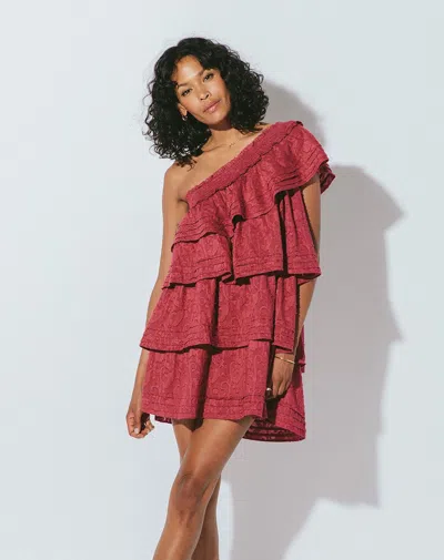 Cleobella Cosette Mini Dress Berry
