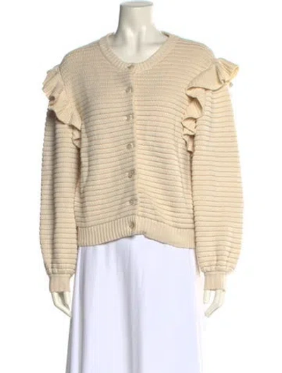 Pre-owned Cleobella Crew Neck Sweater In Neutral