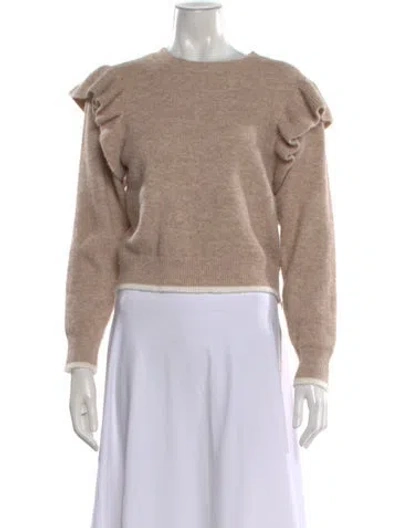 Pre-owned Cleobella Crew Neck Sweater In Neutral