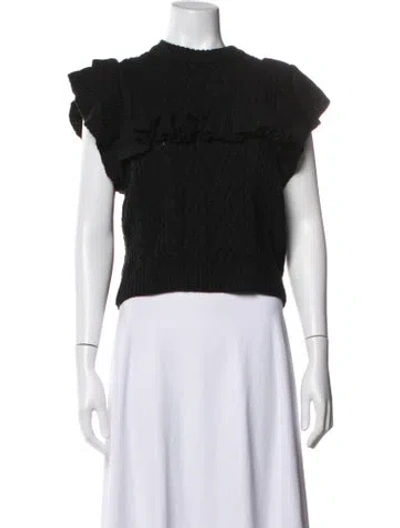 Pre-owned Cleobella Crew Neck Sweater W/ Tags In Black
