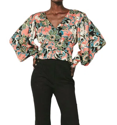 Cleobella Dahlia Blouse In Gypsy Bloom In Multi